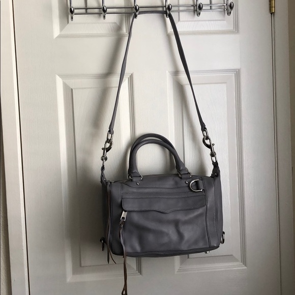 Rebecca Minkoff M.A.B. Mini Satchel in Dove Grey - Picture 2 of 8